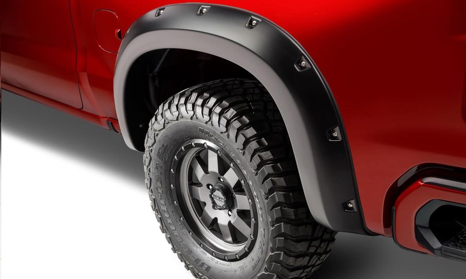 40106-02 - Fender Flares Pocket Style 2Pc Rear - 2019-2026 Chevrolet Silverado 1500, 2022 Chevrolet Silverado 1500 LTD