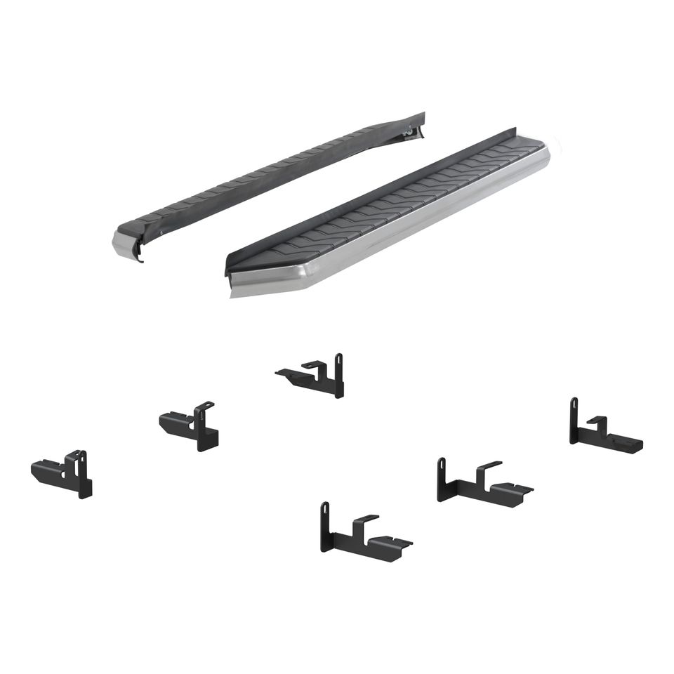 2051038 - AeroTread 5 x 73-Inch Polished Stainless SUV Running Boards, Select Nissan Pathfinder - 2017-2020 Nissan Pathfinder